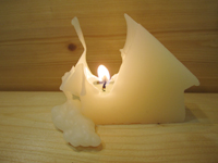 蜜蝋キャンドルのある生活